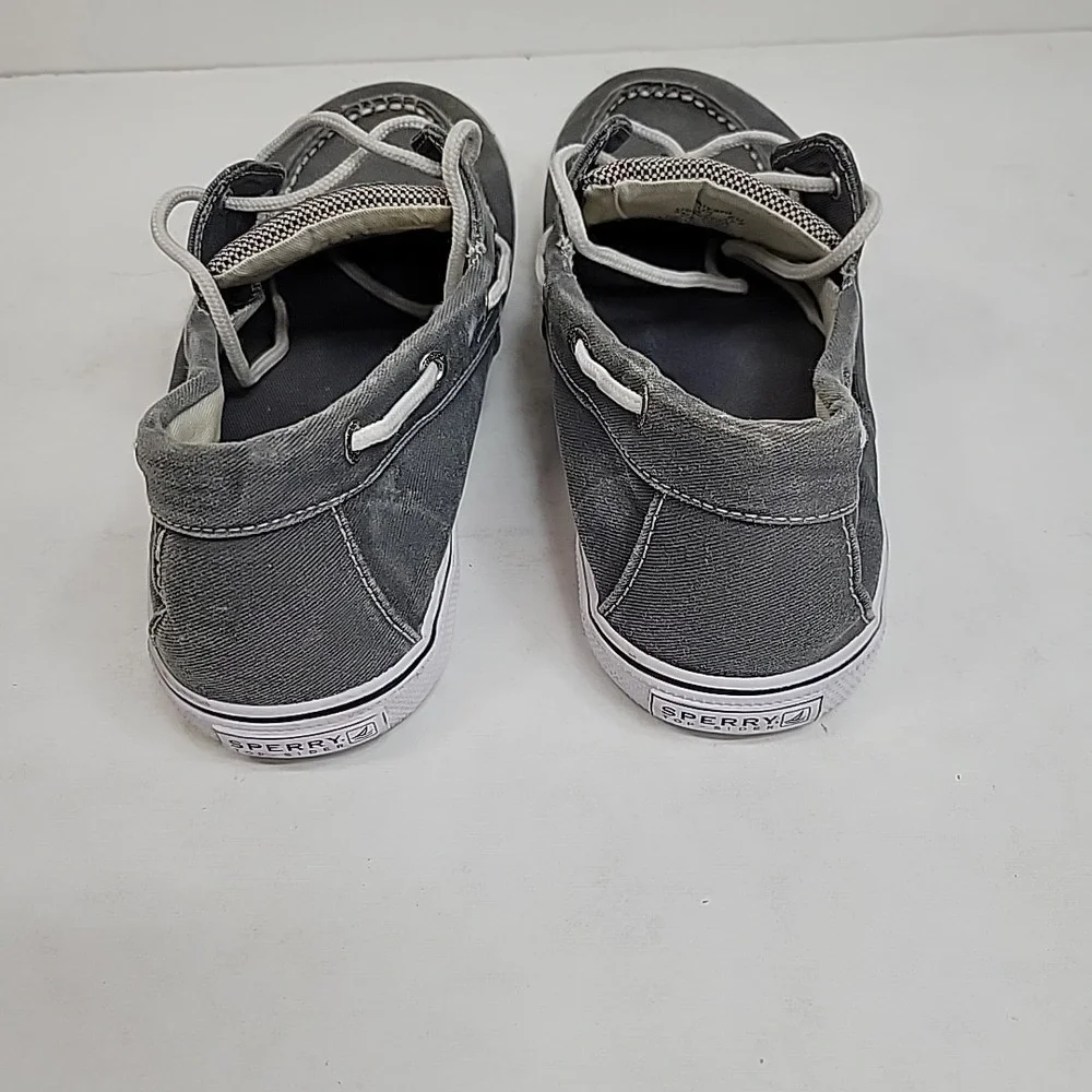 Sperry Topsiders Boat Shoes Size‎ 5M Slip Resistant Fabric Uppers Lace Ups